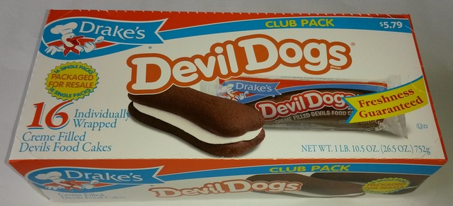 Devil Dogs nice when they are in the Frig